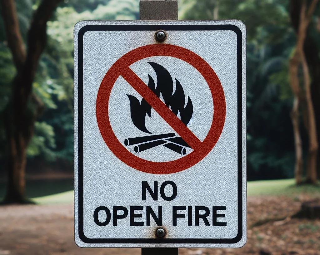 Say no to open fire