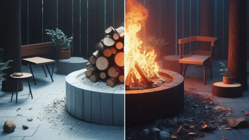 How to make propane fire pit smell like wood